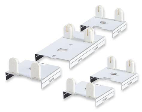 T5 and T8 Fluorescent Lamp Fixture Bracket Kits